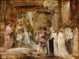 マリーデメディチの戴冠式 作： Peter Paul Rubens